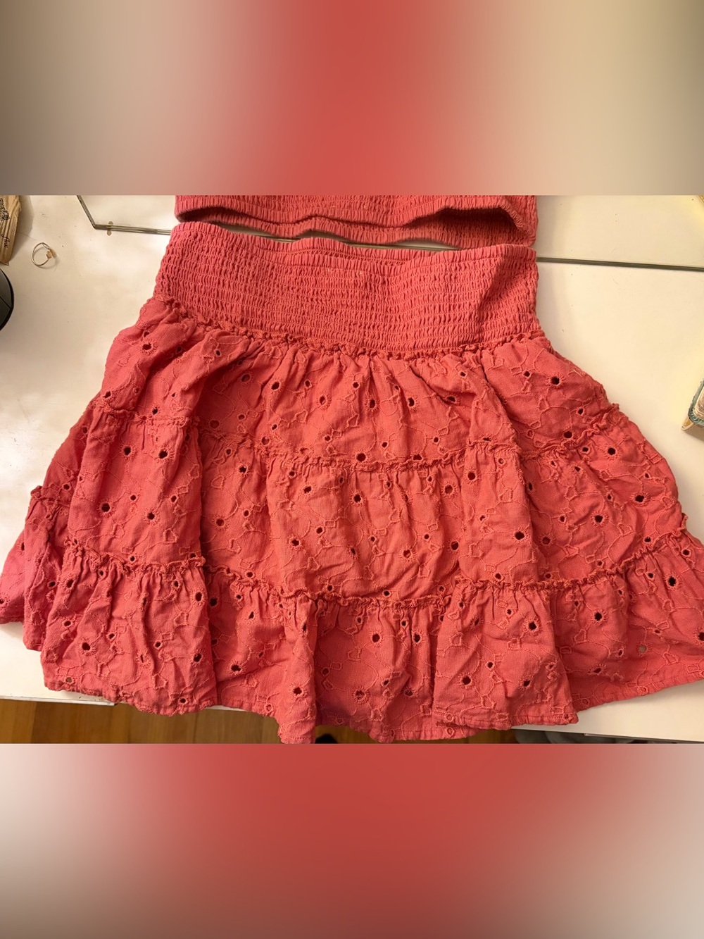 AE Women's Skirt - Coral